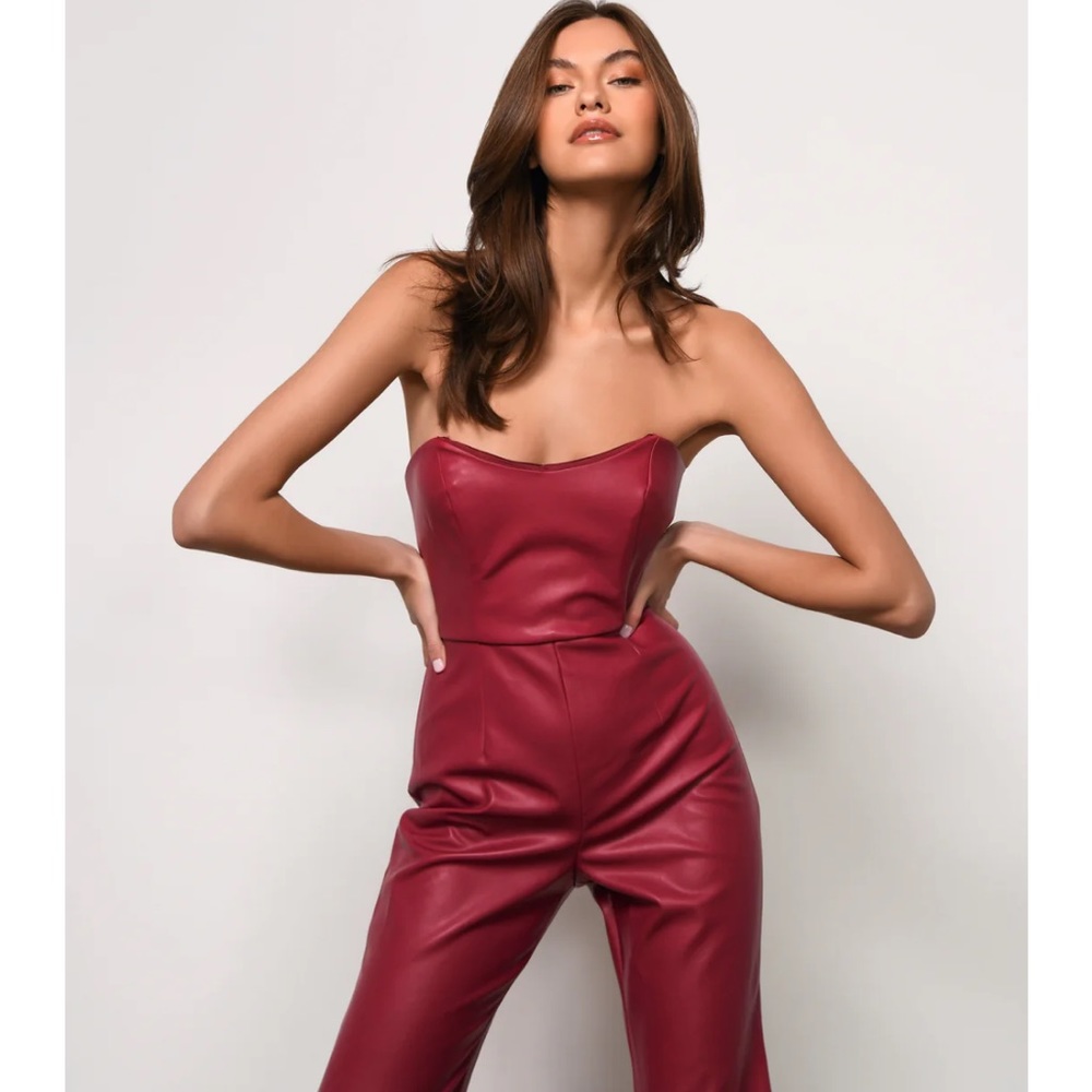 Hutch Faux Leather Jumpsuit - Picture 4 of 8